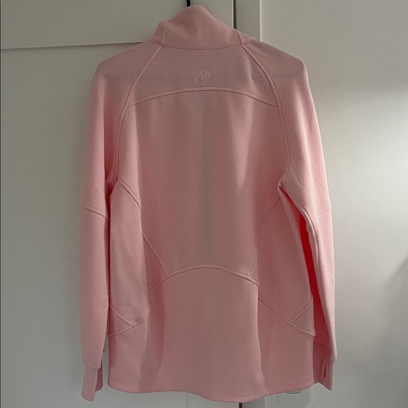NWT Lululemon scuba oversized funnel neck full zip XS/S strawberry milkshake - Picture 2 of 4